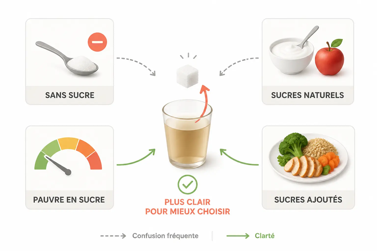 Alimentation sans sucre : de quoi parle-t-on exactement ?