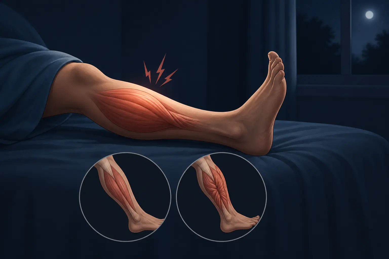Crampes nocturnes : de quoi parle-t-on exactement ?