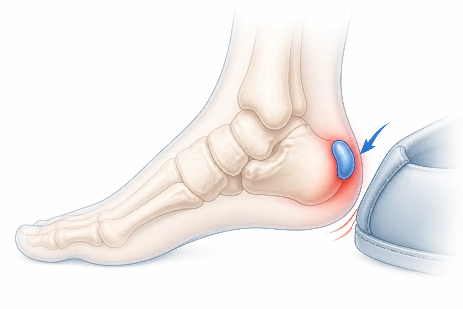Qu’est-ce qu’une bursite au pied, exactement ?