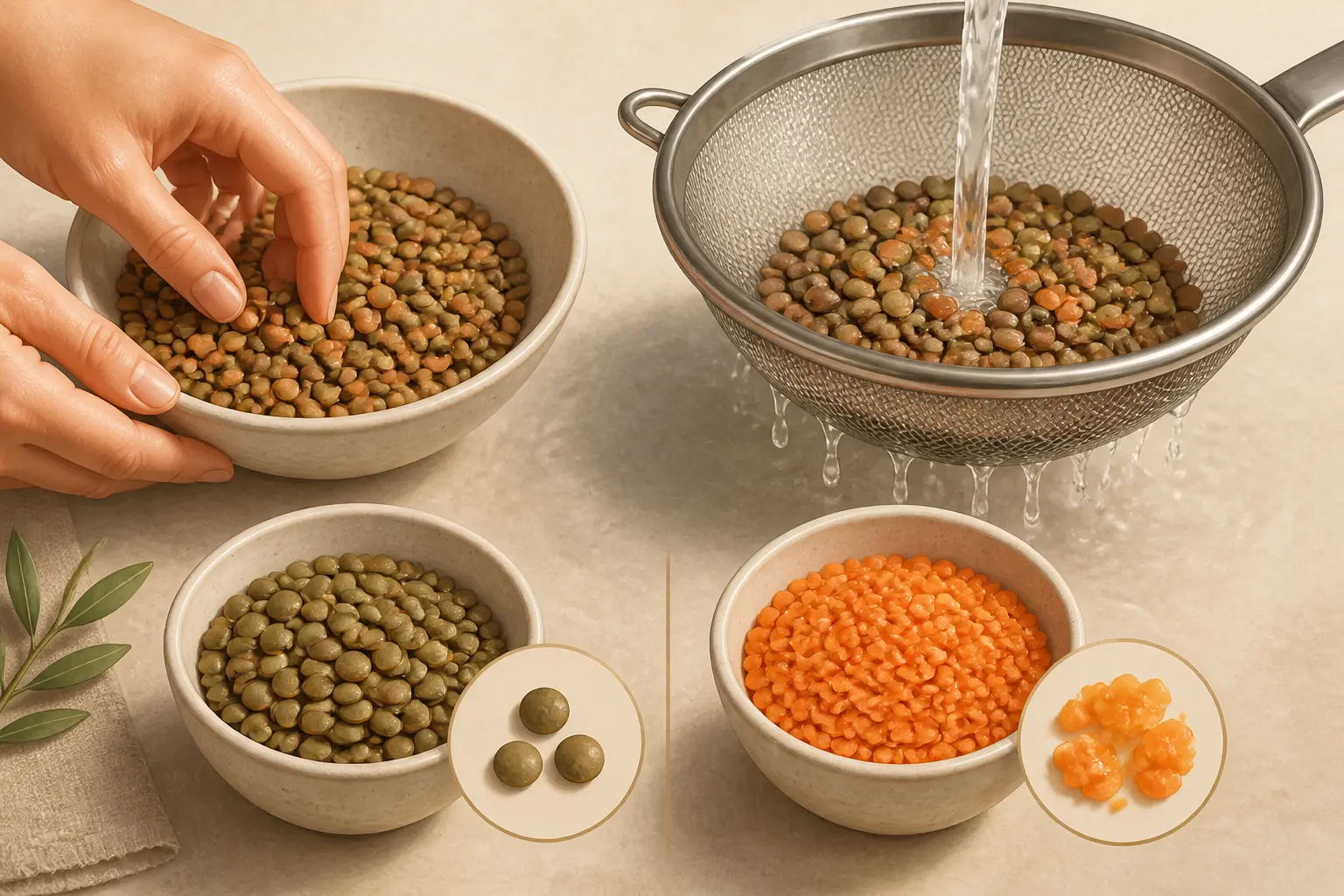 Avant la cuisson des lentilles : les gestes qui changent tout