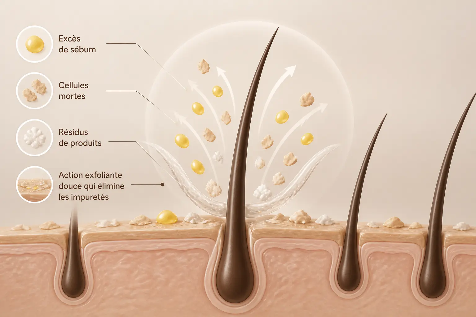 À quoi sert vraiment l’exfoliation du cuir chevelu ?