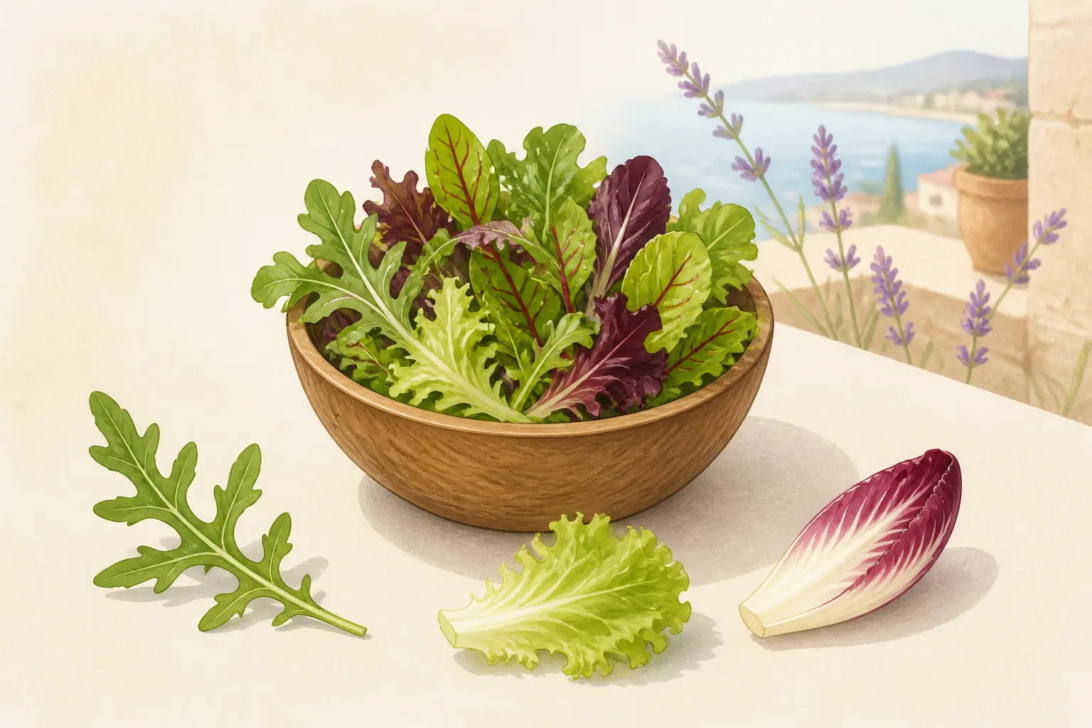 Qu'est-ce que le mesclun ? Origine, composition et vraies différences