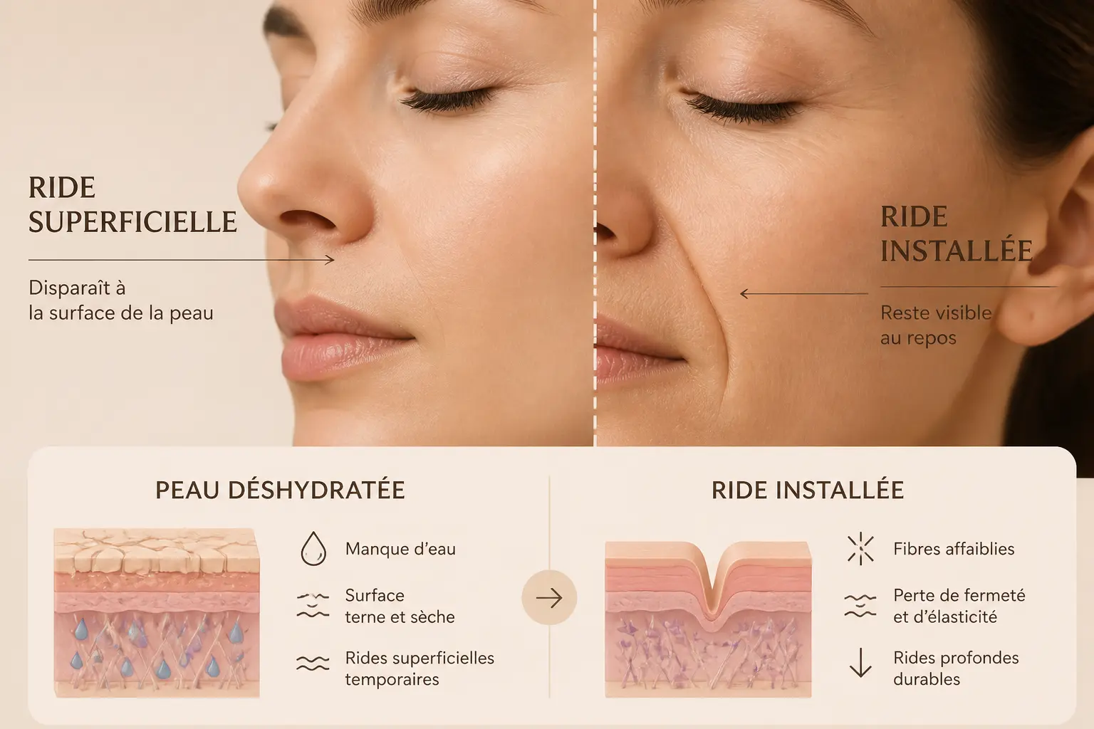Qu’est-ce qu’une ride du visage, au juste ?