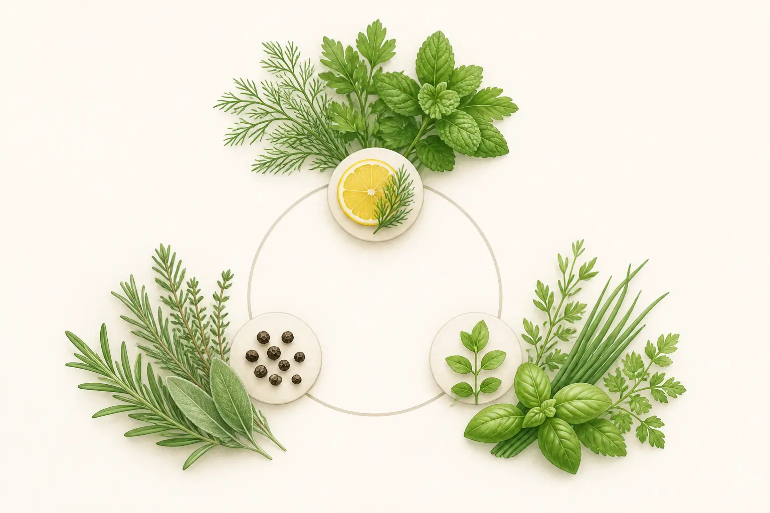 Liste des principales plantes comestibles et leur profil de saveur
