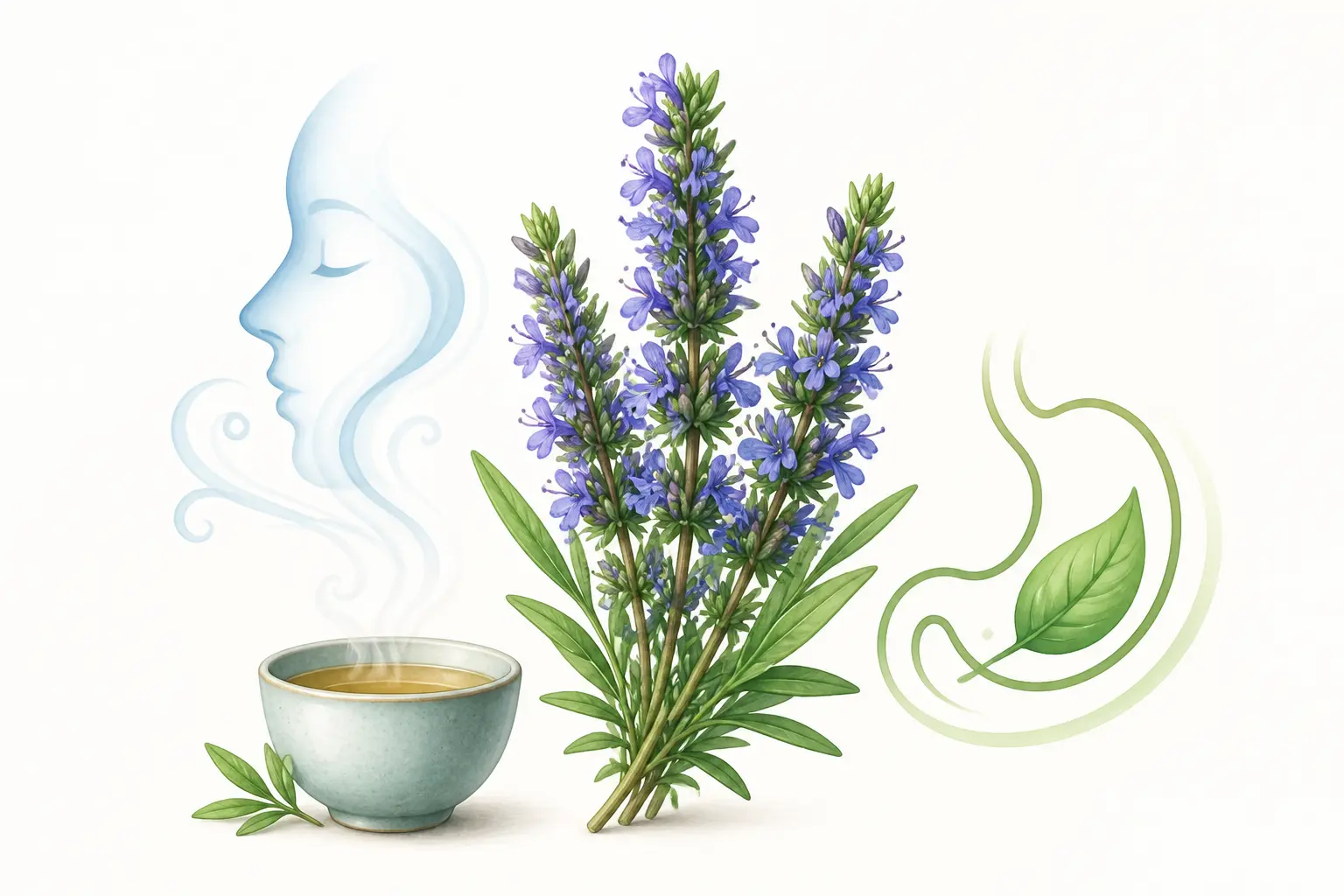 Ce que la tradition lui attribue côté respiration et digestion