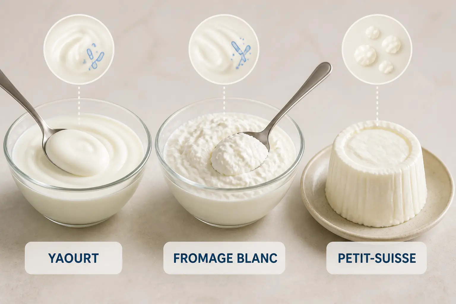 Yaourt, fromage blanc, ce fromage frais : quelles vraies différences ?