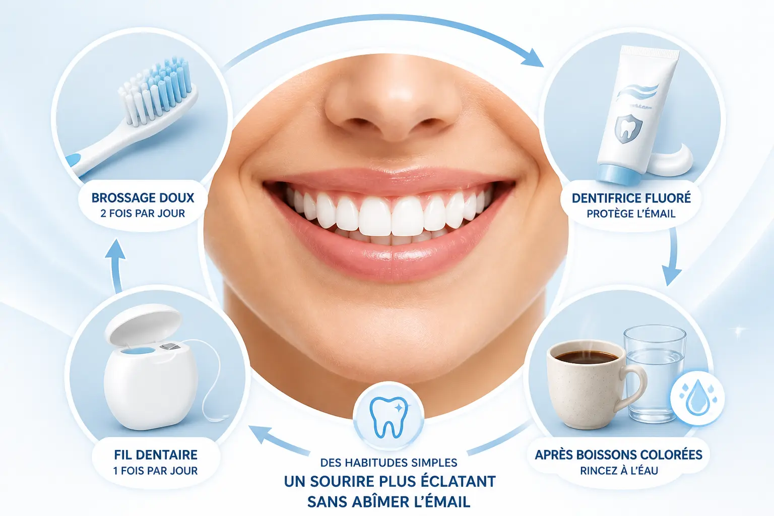 Comment avoir les dents blanches rapidement ? La réponse courte