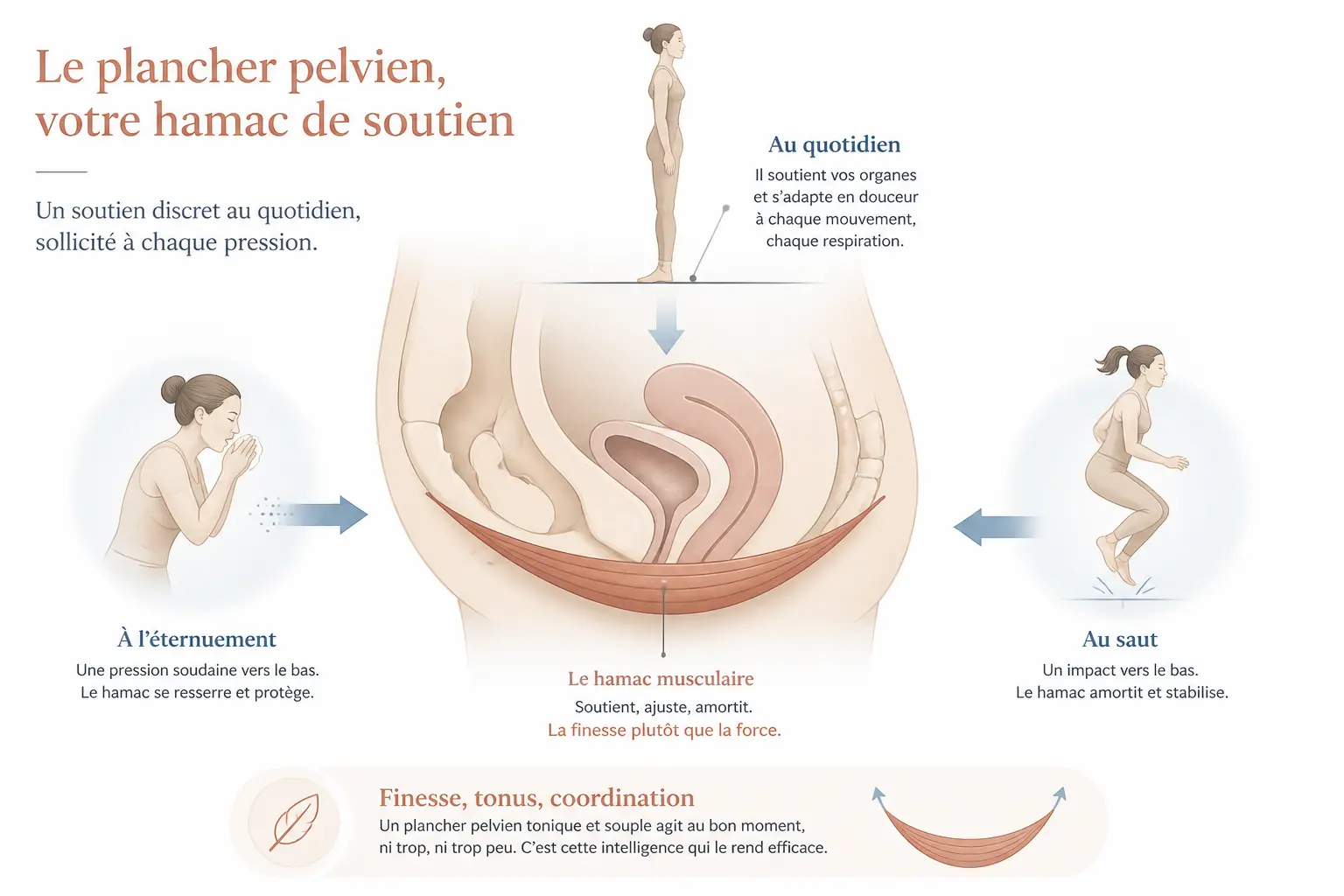 Le périnée, ce “hamac” discret qui change beaucoup de choses