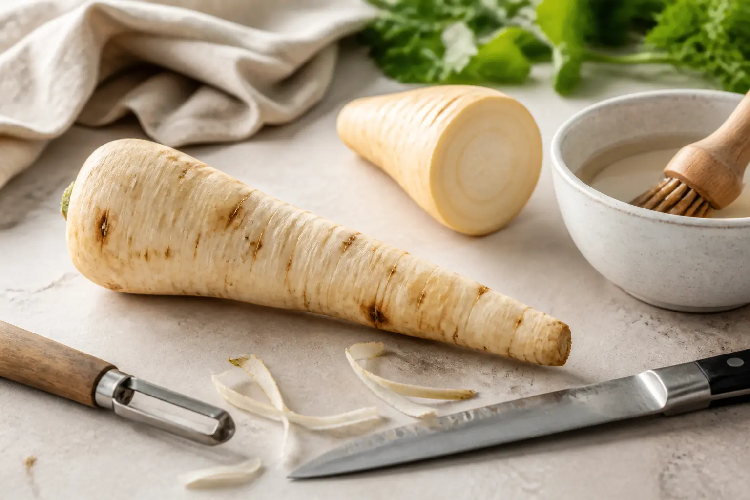 Avant de cuisiner : choisir, laver et préparer le panais