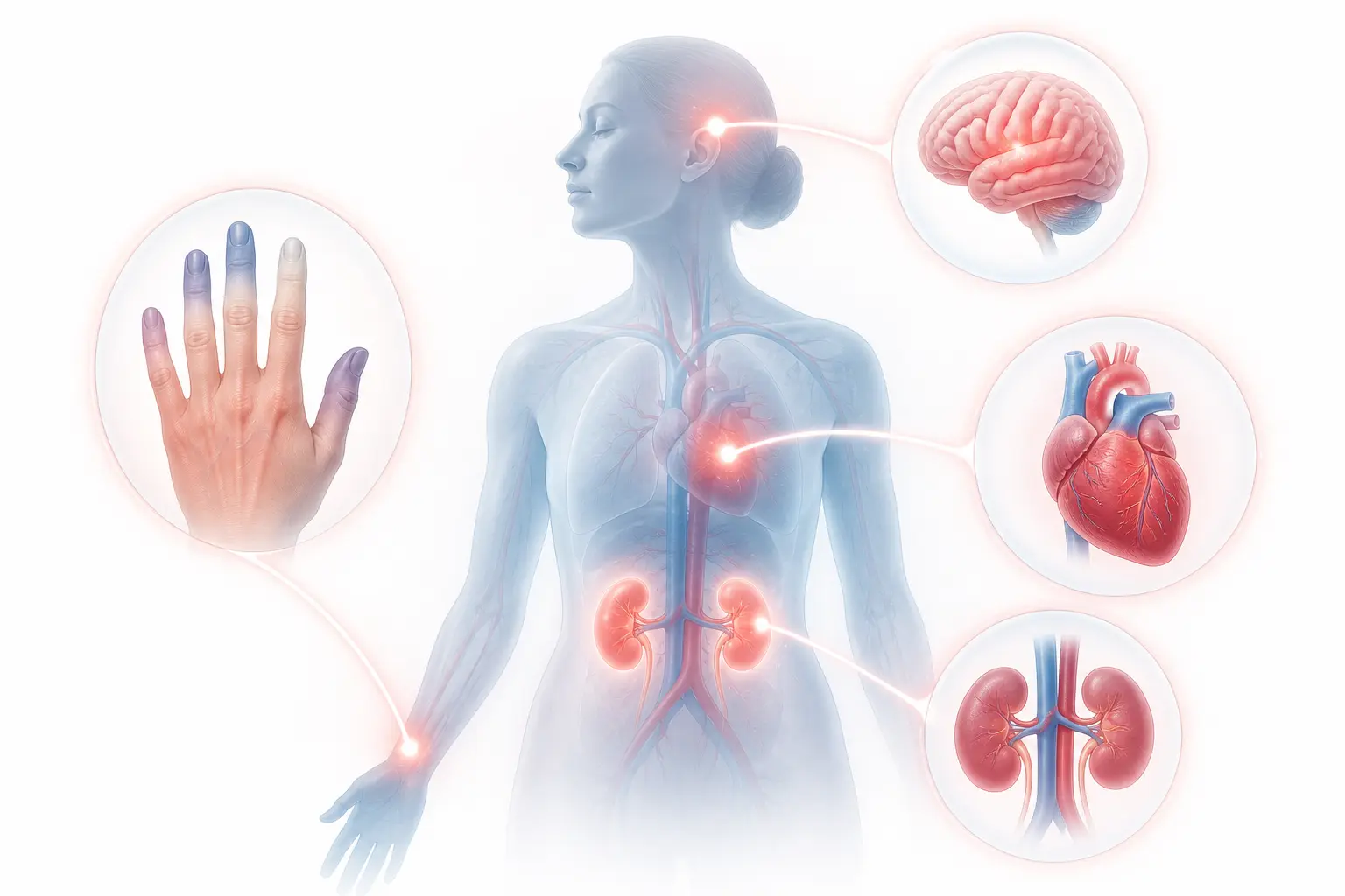 Quels organes le lupus peut-il toucher au-delà des articulations ?