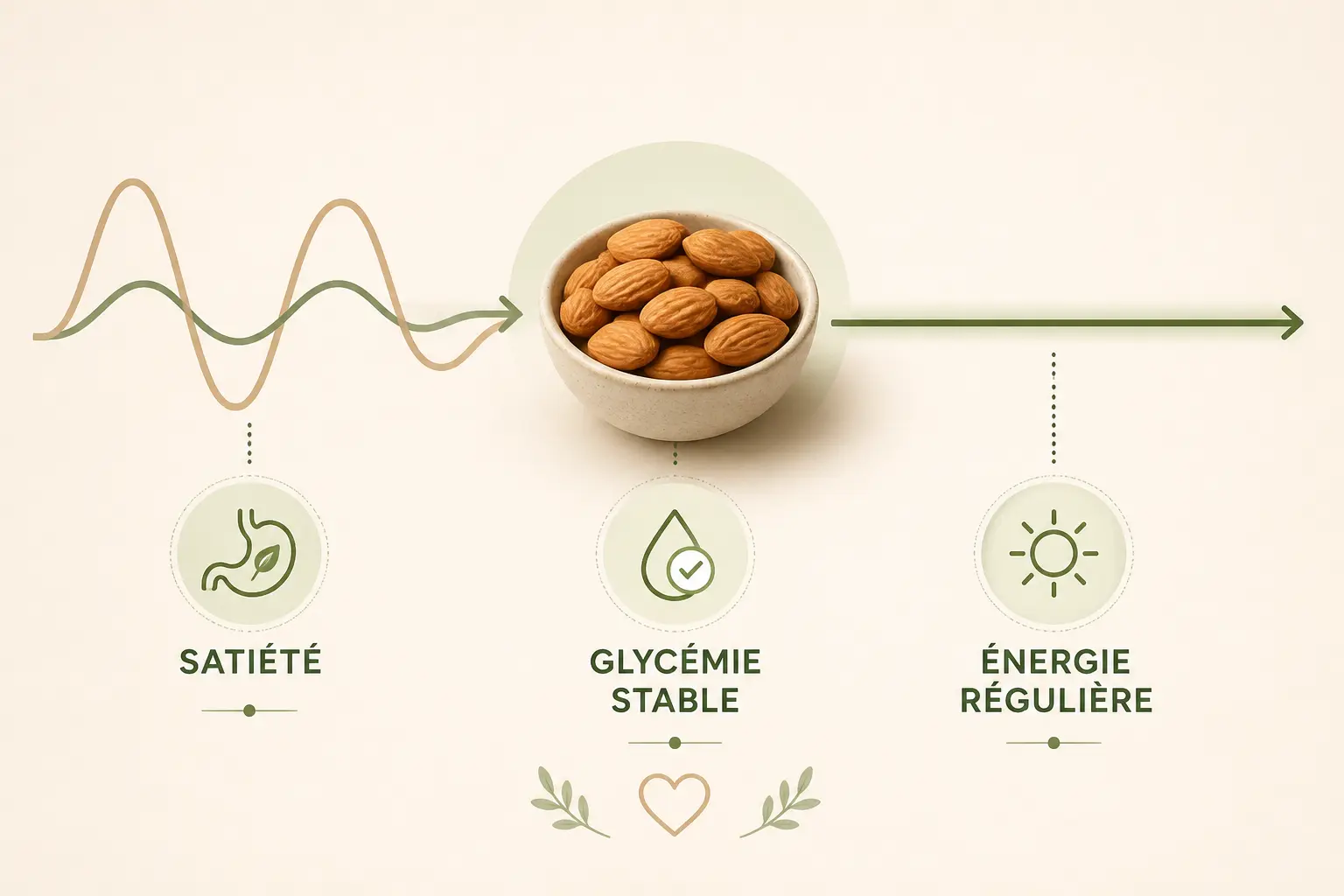 Amandes bienfaits : 7 effets utiles sur l’énergie, la satiété et le cœur