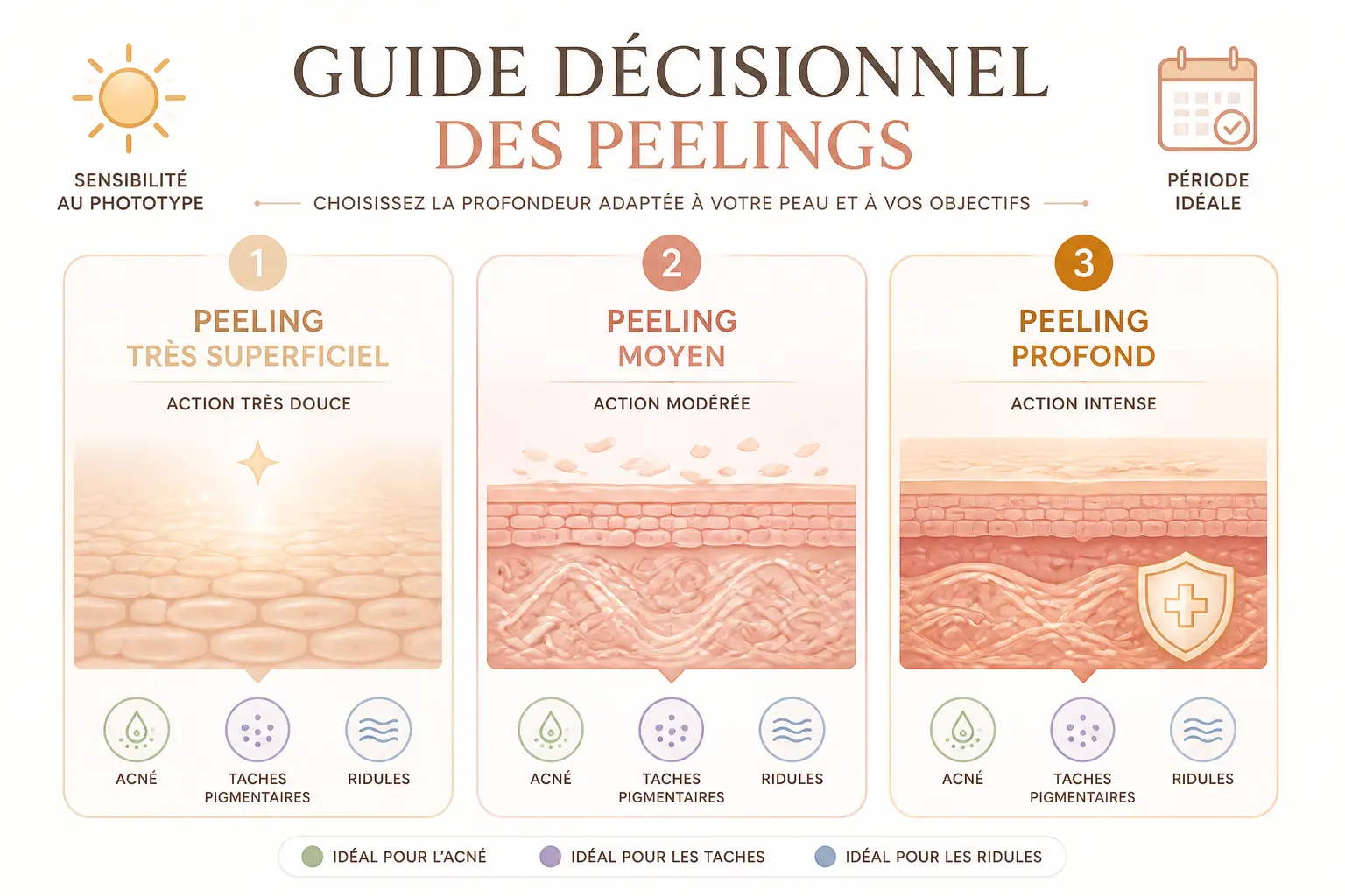 Quel type de peeling choisir selon votre peau, votre phototype et la saison